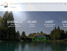 Tablet Screenshot of gardanella.it
